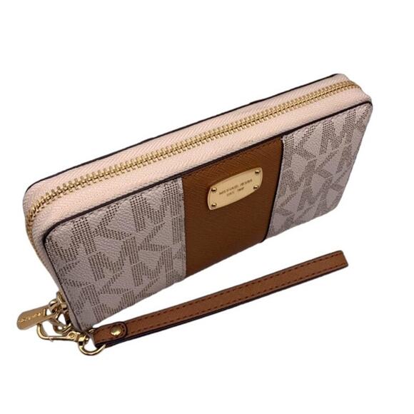 NWT Michael Kors Jet Set Long Multifunction Phone Case Wallet Wristlet - Picture 5 of 11